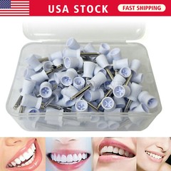 100pc Dental Prophy Polishing Cup Cups For Contra Angle Handpiece Latch CE