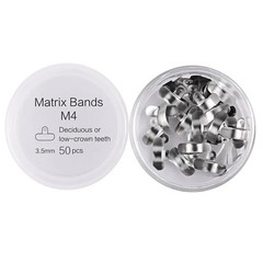 50 Pcs Dental Matrix Bands M4 Sheets Fit Palodent V3 Style Sectional Contoured