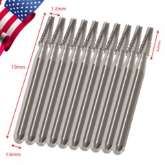 10Pc/Pack Dental Tungsten Carbide Drill FG Bur For High Speed Handpiece FG701 de