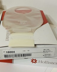 Hollister 18004 New Image 2-Pc Ostomy Pouches 2-3/4″ 1BX/10EA Exp2030/10 FRESH