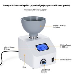 High-End Dental Printing Die Mixer Machine Alginate Dentistry Tools USA STOCK