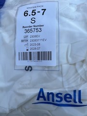Ansell Nitrilite 93-311 Clean Nitrile Gloves 100 Count Powder Free 5.1 mil Lot