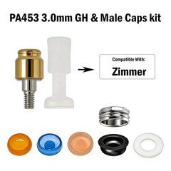US ZIMMER Tapered Screw Vent Ø4.5mm For Locator Abutment 1-5.0mm GH Internal Hex
