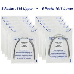 100Pcs Dental Orthodontic Arch Wire Stainless Steel NiTi Ovoid Natural 014 16X22