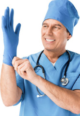 Kingfa Blue Nitrile Medical Gloves FDA Powder &Latex Free Disposable 3 mil