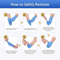 Chemical Resistant Nitrile Gloves for Medical Exam, Cleaning