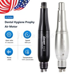 Dental 4:1 Hygiene Prophy Handpiece 360°Swivel Air Motor 4Hole SANDENT/yabang