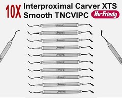 10X HU FRIEDY Dental Interproximal Carver XTS Smooth TNCVIPC