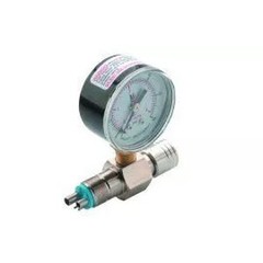 DCI Handpiece Pressure Test Gauge, 0-100 PSI, 1/Pk. Measures drive air pressure