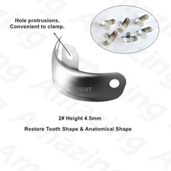 Dental Titanium Ring Stainless Matrices Clamp Separator Matrices Forcep Tweezer