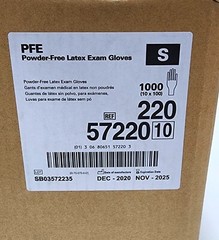 Kimberly-Clark 57220 Powder Free Latex Exam Gloves – SMALL – CASE OF 10 BOXES