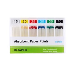 Dental Absorbent Paper Points/Gutta Percha Points Taper 0.02/0.04/0.06 15-40#