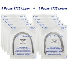 100Pcs Dental Orthodontic Arch Wire Stainless Steel NiTi Ovoid Natural 014 16X22