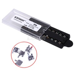 AZDENT Dental Orthodontic Monoblock MIM Bracket Braces Mini Roth/ MBT 018/ 022
