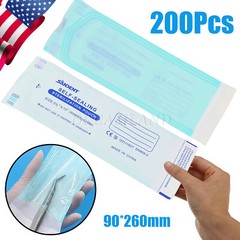 3.5 ” x 10 ” Sterilization Pouches Dental Self Seal Pouch Bag 200 Bags