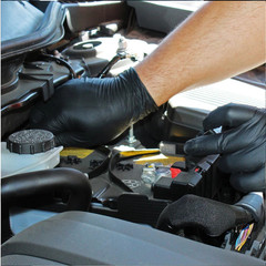 Black Nitrile Exam Gloves IF63 Powder Latex Free 6 Mil Medical Disposable Gloves