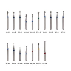 100 Models AZDENT Dental Diamond FG Burs for High Speed Handpiece Friction Grip