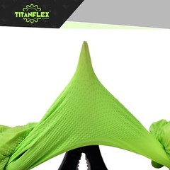 Thor Grip Heavy Duty Green Industrial Nitrile Gloves With Raised Diamond Texture