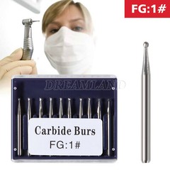 Dental Surgical 25mm /Clinic 19mm Carbide Burs Friction Grip FG Round High Speed