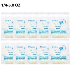 US Dental Ortho Elastics Latex Braces Orthodontic Rubber Bands 3.5,5.0,6.5 OZ