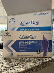 Advan Care Nitrile Exam Gloves ( 1000 count per case )