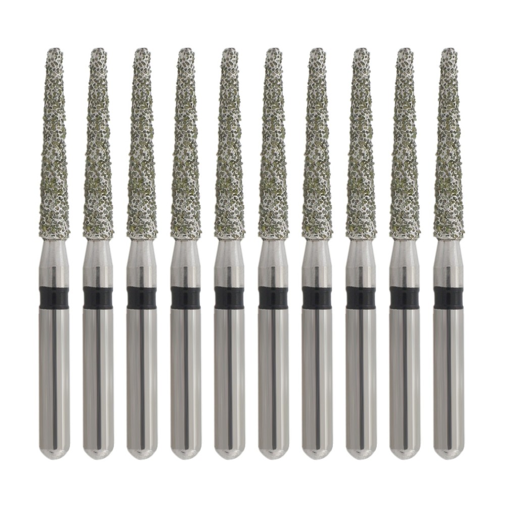 Dental Diamond Burs FG 850/016SC Round End Taper Super Coarse Grit Friction Grip