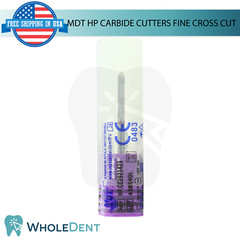 Dental MDT HP Carbide Cutters Fine Cross Cut Bur Smooth Finishing Shaping Tool