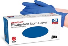 1000 Blue Nitrile Exam Medical Gloves 4 Mil, Latex & Powder Free 10 Boxes of 100