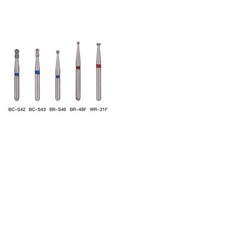 AZDENT 100Type Dental Diamond Burs FG Drill F High Speed Handpiece 1.6mm 5pc/PK