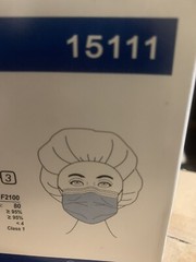 Precept 15111 Procedure Mask Level 1 Blue color Case of 10 Boxes