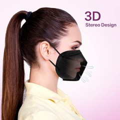 Unisex Adult 50 Pack KN95 Safety Masks – Lightweight 5-Layer Filtration