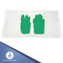 Dynarex Sterile Nitrile Surgical Gloves Size 7.5 Latex Free Comfortable Durable
