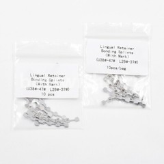 10pc/PACK Dental Ortho Lingual Retainer Bonding Splits w/Mark U38#-47#,L29#-37#