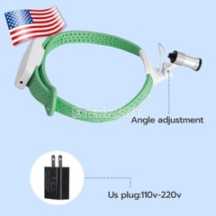 Dental 5W LED Lightweight Silicone Headlig Lamp Surgery Medical Pink/Green/Blue