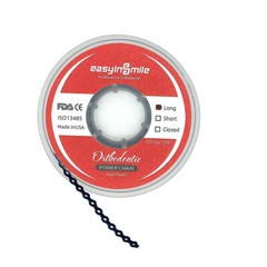15ft Dental Elastic Power Chains Braces Orthodontics Ligature Ultra Rubber Bands