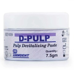 Ammdent D-Pulp Dental Pulp Devitaliser Paste Jar of 7.5gm Free II Ship