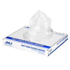 225PCS Dental Unit Half Chair Sleeves Disposable PE Cover Clear Medium 27.5″x24″