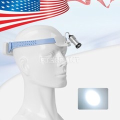 Dental 5W LED Lightweight Silicone Headlig Lamp Surgery Medical Pink/Green/Blue