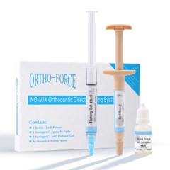 Kit de resina adhesiva fotocurable para ortodoncia, pasta de curado para el pega
