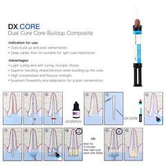1 PC DX.CORE Dental Dentex Dual Cure Composite Resin Core Build Up A2