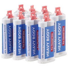 8Pcs Heavy Body Fast Rapid Set Dental Impression Material 50mL Cartridge VPS PVS