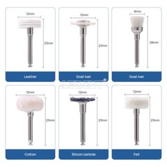 Dental Composite Polishing Kit RA Finishing and Polisher For Low Speed Handpiece