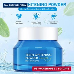 Purely WHITE DELUXE Teeth Whitening Powders,Instant Whitening and Stain Removal