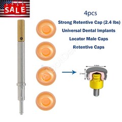 Zimmer Tapered Screw-Vent 4.5mm Internal Hex Implant 1-5mm for Locator Abutment