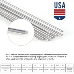 AZDENT Dental Orthodontic Super Elastic Niti Round Arch Wires Ovoid Form