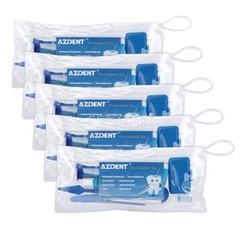 50packs Diental Ortodoncia Cuidado de Limpieza de Viaje Cepillo Hilo Oral Kits