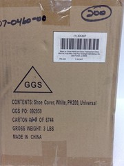 300 Pair of NEW Condor Pk-200 30C607 White Universal Size Shoe Cover FREE SHIP