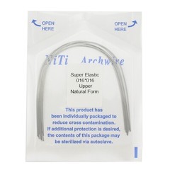 Dental Orthodontic Arch Wire Niti Natural Form Round Rectangular Super Elastic