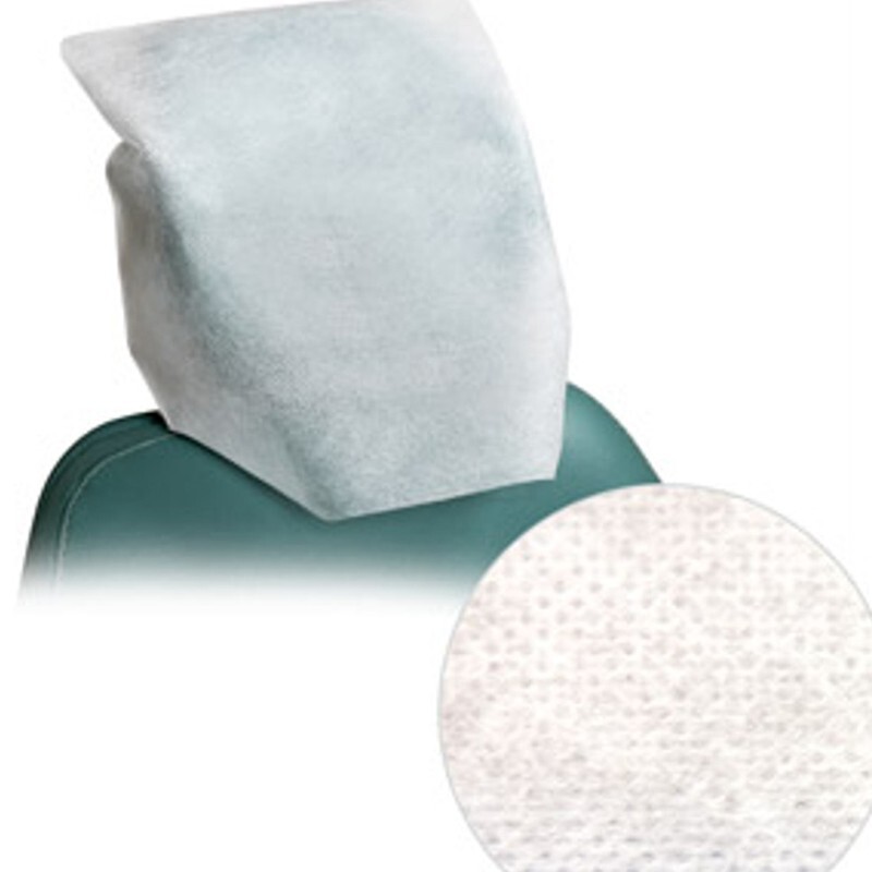 Safedent H50138 – Dental Headrest Covers White Paper/Poly 10”x10” 500/Case