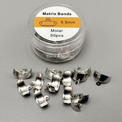 50Pcs Dental Matrix Bands With Hole Sectional Matrix Ring Fit Palodent V3 System